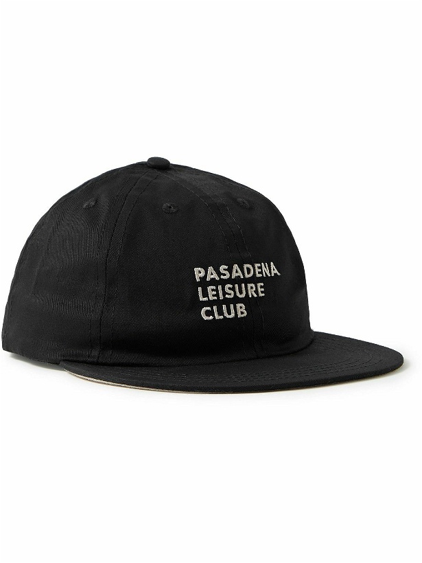 Photo: Pasadena Leisure Club - Logo-Embroidered Cotton-Twill Baseball Cap