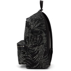 Saint Laurent Black and White Palm Print City Backpack