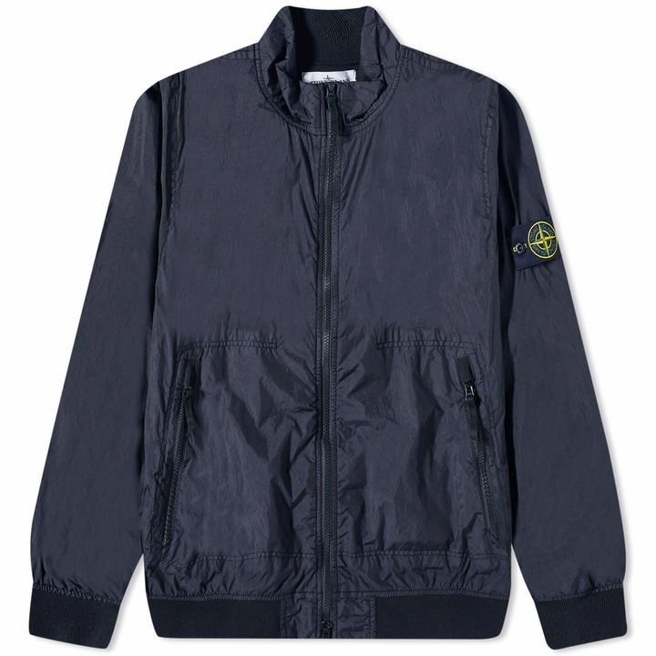 Photo: Stone Island Men's Crinkle Reps Jacket in Navy