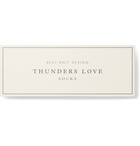 Thunders Love - Link Striped Cotton-Blend Socks - Blue