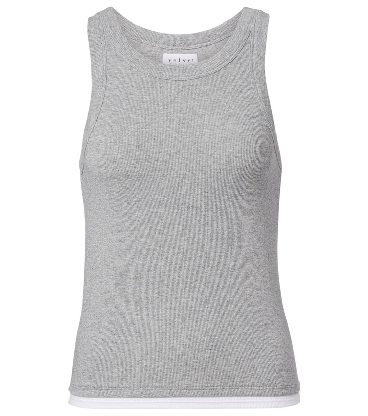 Photo: Velvet Orion ribbed-knit tank top