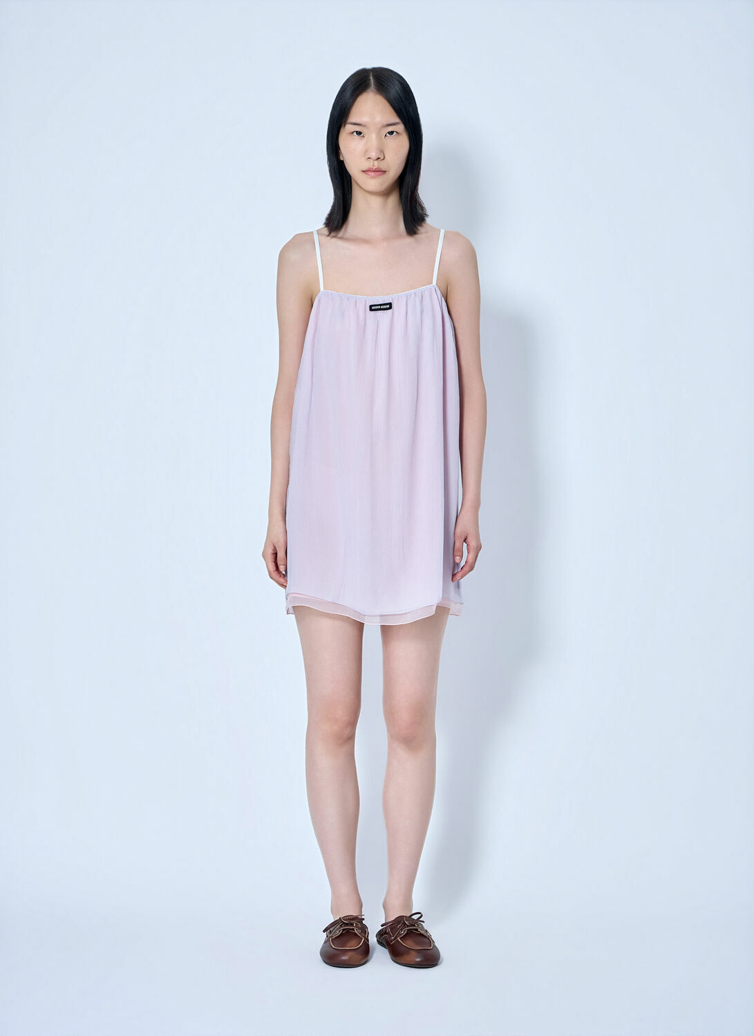 Miu Miu Wisteria Chiffon Dress