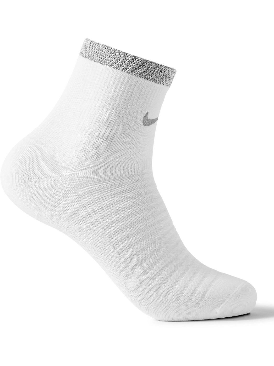 Photo: Nike Running - Spark Cushioned Dri-FIT Socks - White - US 8