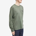 Stone Island Men's Long Sleeve Patch T-Shirt in Musk