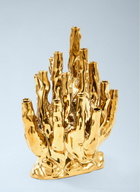 POLSPOTTEN Abstract Sculpture in Metallic Finish