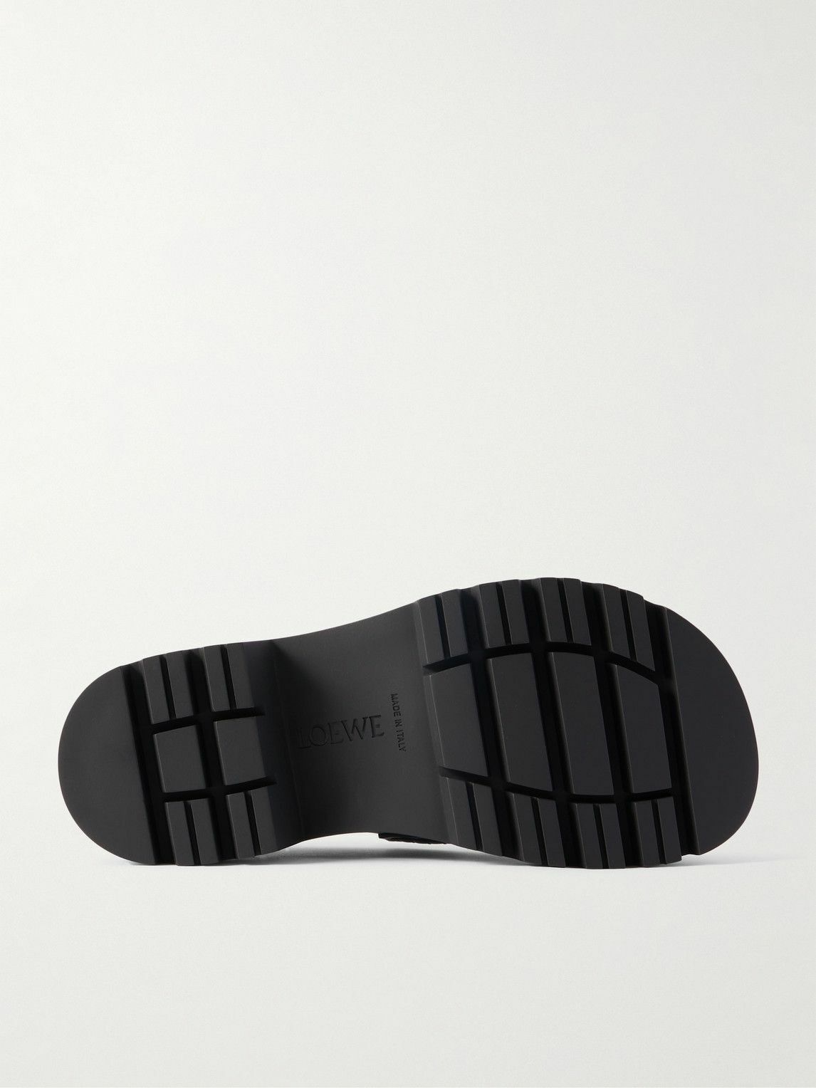 LOEWE - Sierra Leather Penny Loafers - Brown