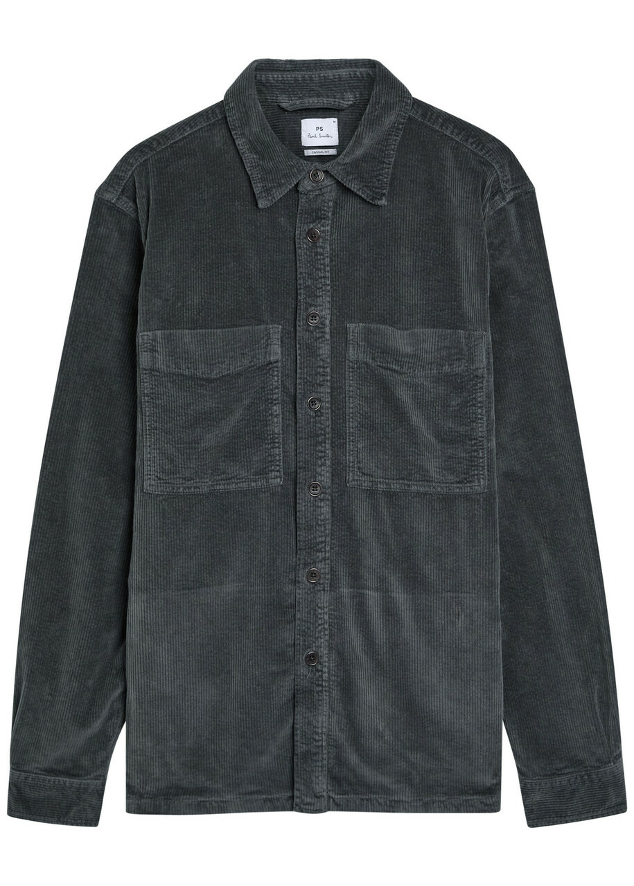 PS Paul Smith Corduroy Overshirt Grey