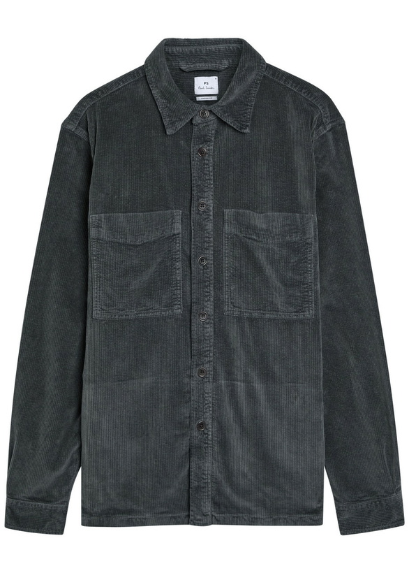 Photo: PS Paul Smith Corduroy Overshirt Grey