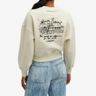 AMIRI Women's Spirit Crew Sweat in Alabaster