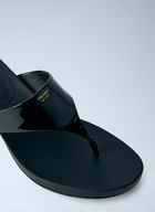 Prada Patent Leather Thong Sandals