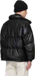 AAPE by A Bathing Ape Black 'AAPEUNVS' Moonface Down Puffer Jacket