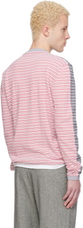 Gimaguas Gray & Red Pablo Stripes Sweater
