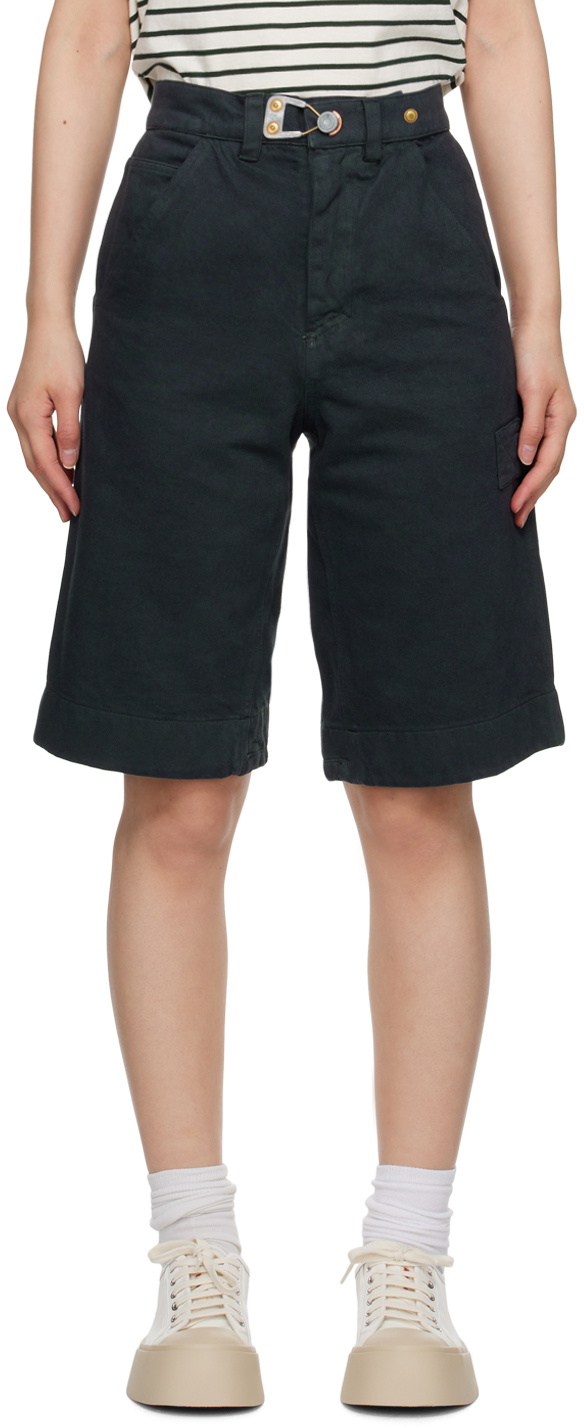 Objects IV Life Gray Five-Pocket Denim Shorts