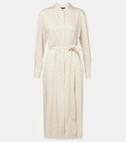Joseph Rosan belted midi dress
