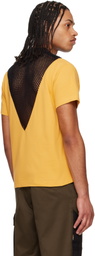 Olly Shinder Black & Yellow V Hybrid Polo