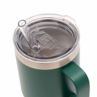 YETI 25oz Rambler Straw Mug in Black Forest Green 