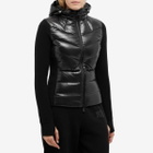 Moncler Grenoble Women's Padded Zip Up Cardigan in Black