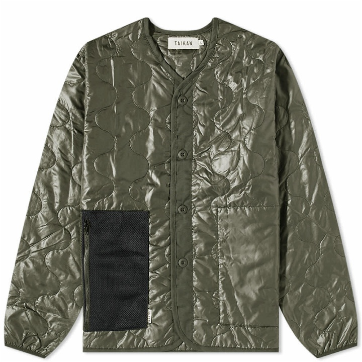 Photo: Taikan Men's Quilted Liner Jacket in Olive