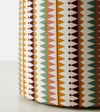 La DoubleJ Baba' printed canvas pouf