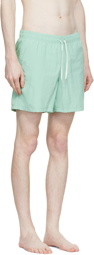 Bather Green Recycled Nylon Swim Shorts