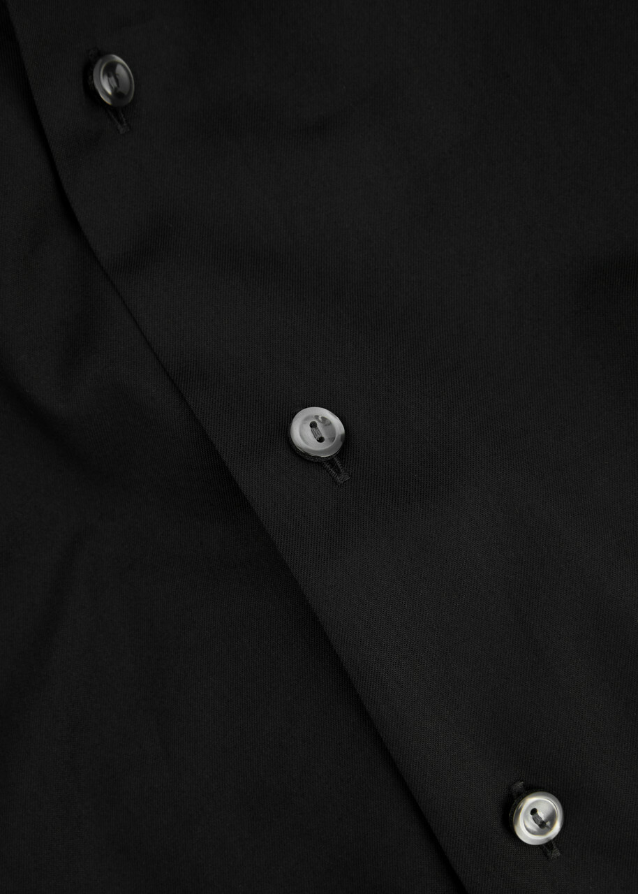 Eton Cotton-twill Shirt Black