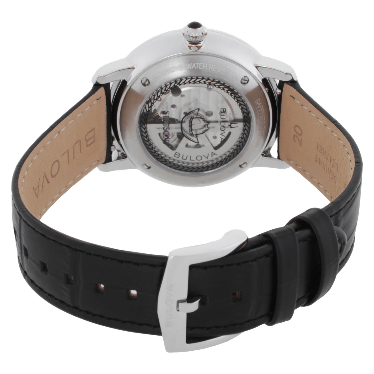 Bulova Bison Automatic Black Dial Mens Watch 96A333
