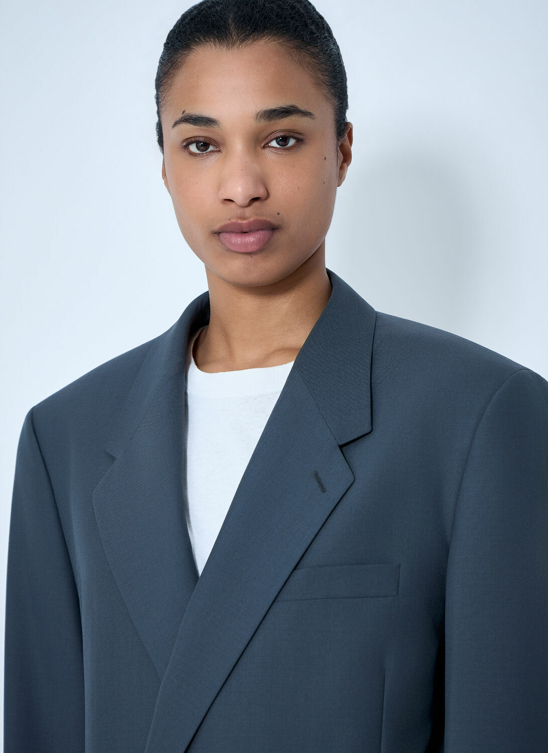 Lemaire Double-Breasted Wool Suit Blazer