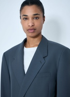 Lemaire Double-Breasted Wool Suit Blazer