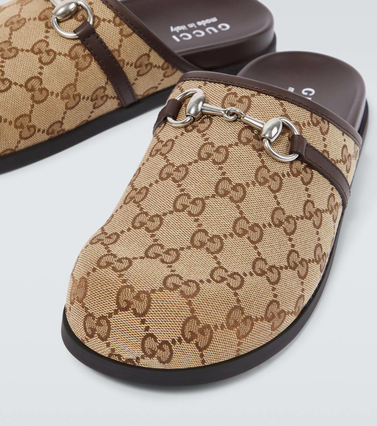 Fashion gucci mules brown