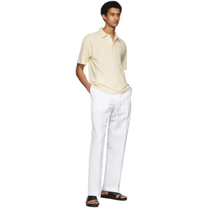 Jil Sanderand Off-White Porcelain Sponge Polo