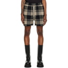 Rick Owens Black & Off-White Tower Bela Boxers Shorts