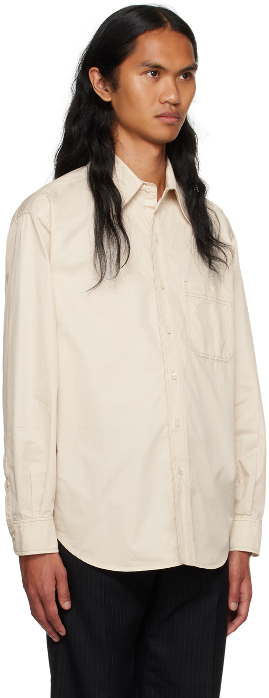 Maiden Name Beige Ian Shirt