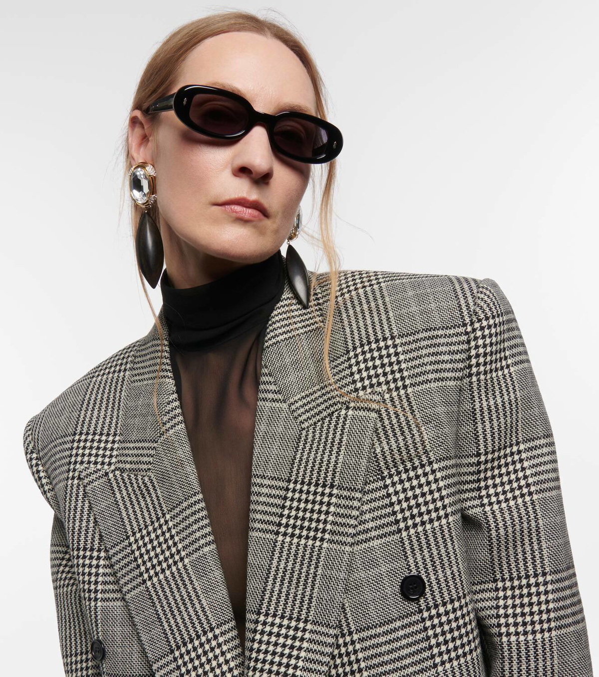 Jacques Marie Mage Besset oval sunglasses