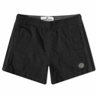 Stone Island Junior Nylon Metal Swim Short in Black