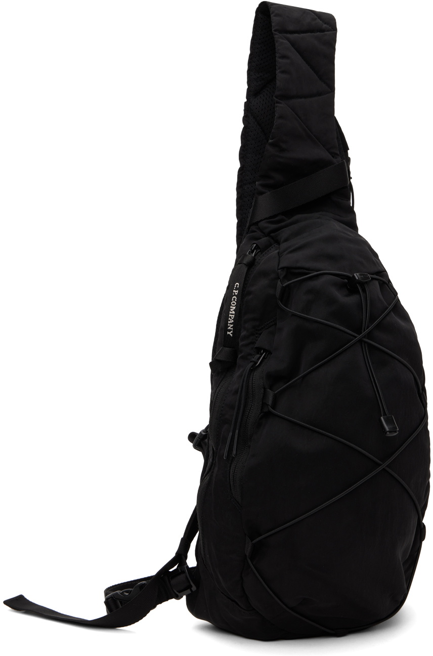 C.P. Company Taupe Nylon B Crossbody Rucksack Bag C.P. Company