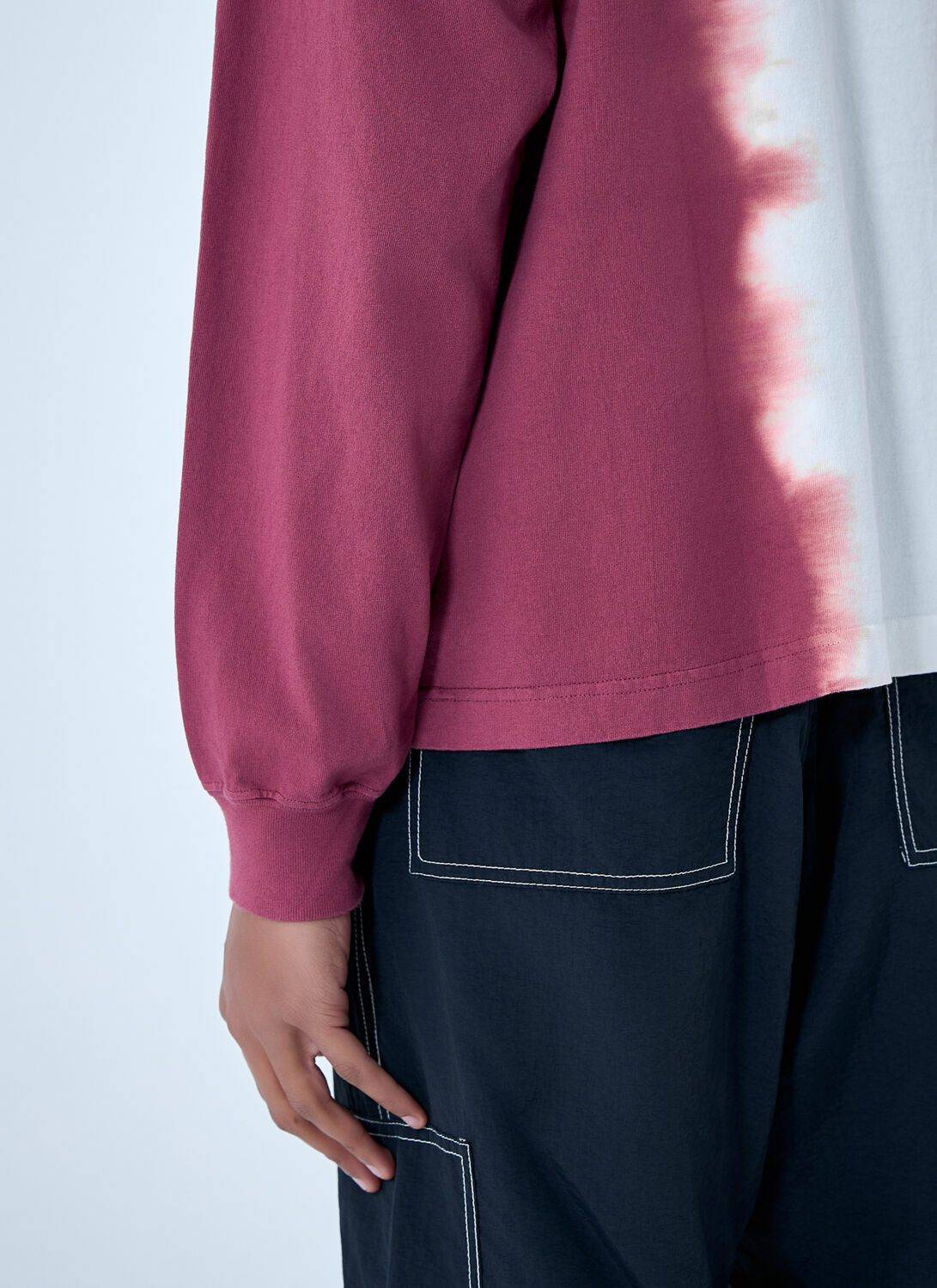 Noma Contrast Collar Long Sleeve Shirt