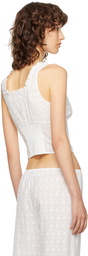 Frankies Bikinis White Tea Camisole