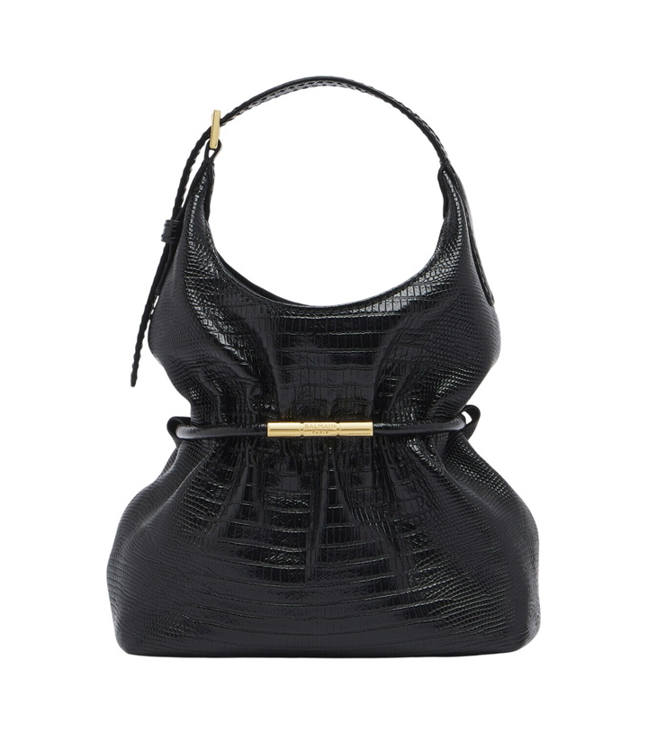 Photo: Balmain Sphynx Mini leather top-handle bag