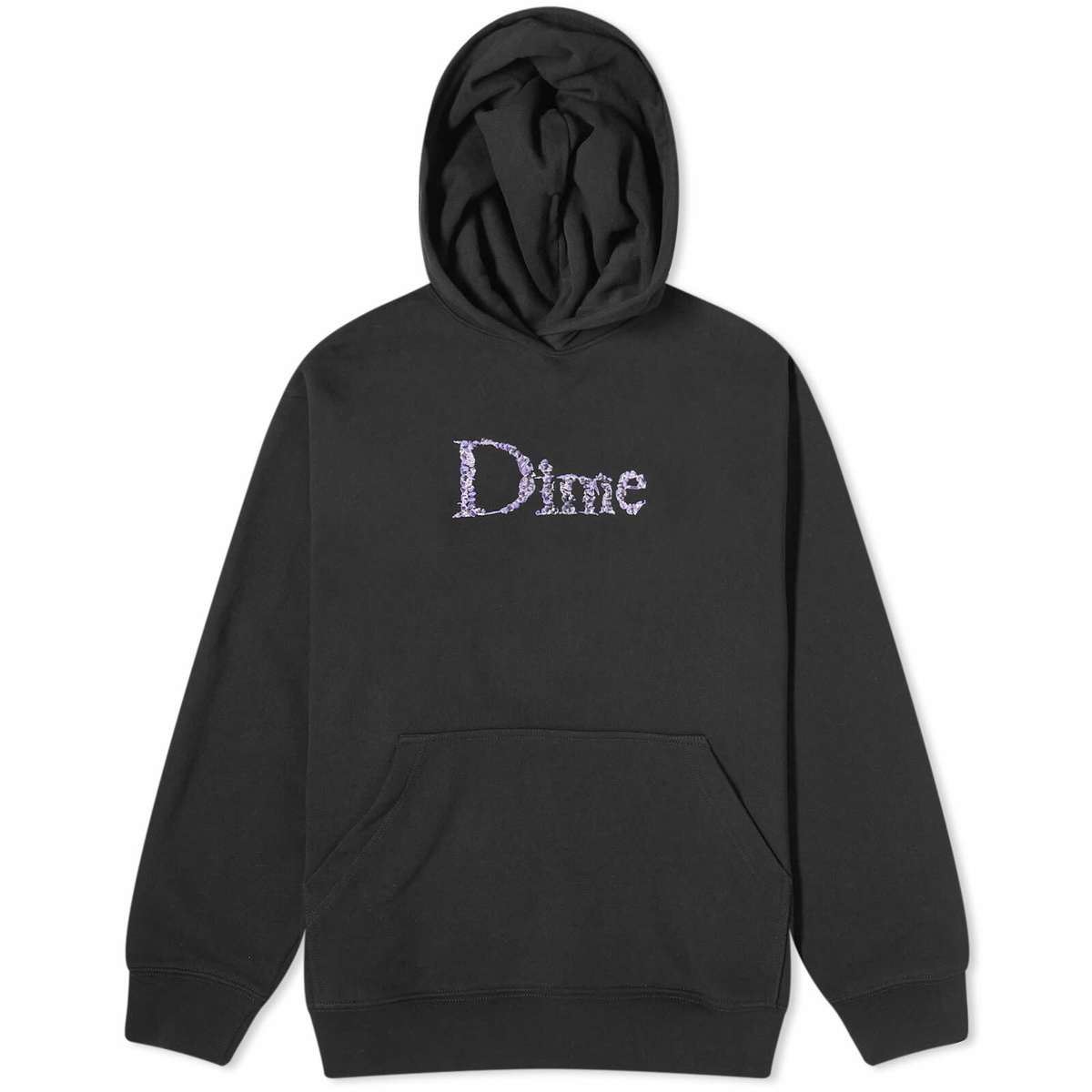 Dime Men's Classic Skull Hoodie in Black Dime