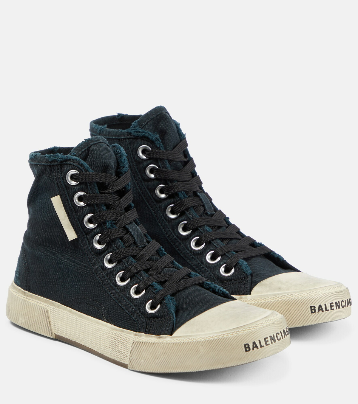 Balenciaga - Paris distressed high-top sneakers Balenciaga