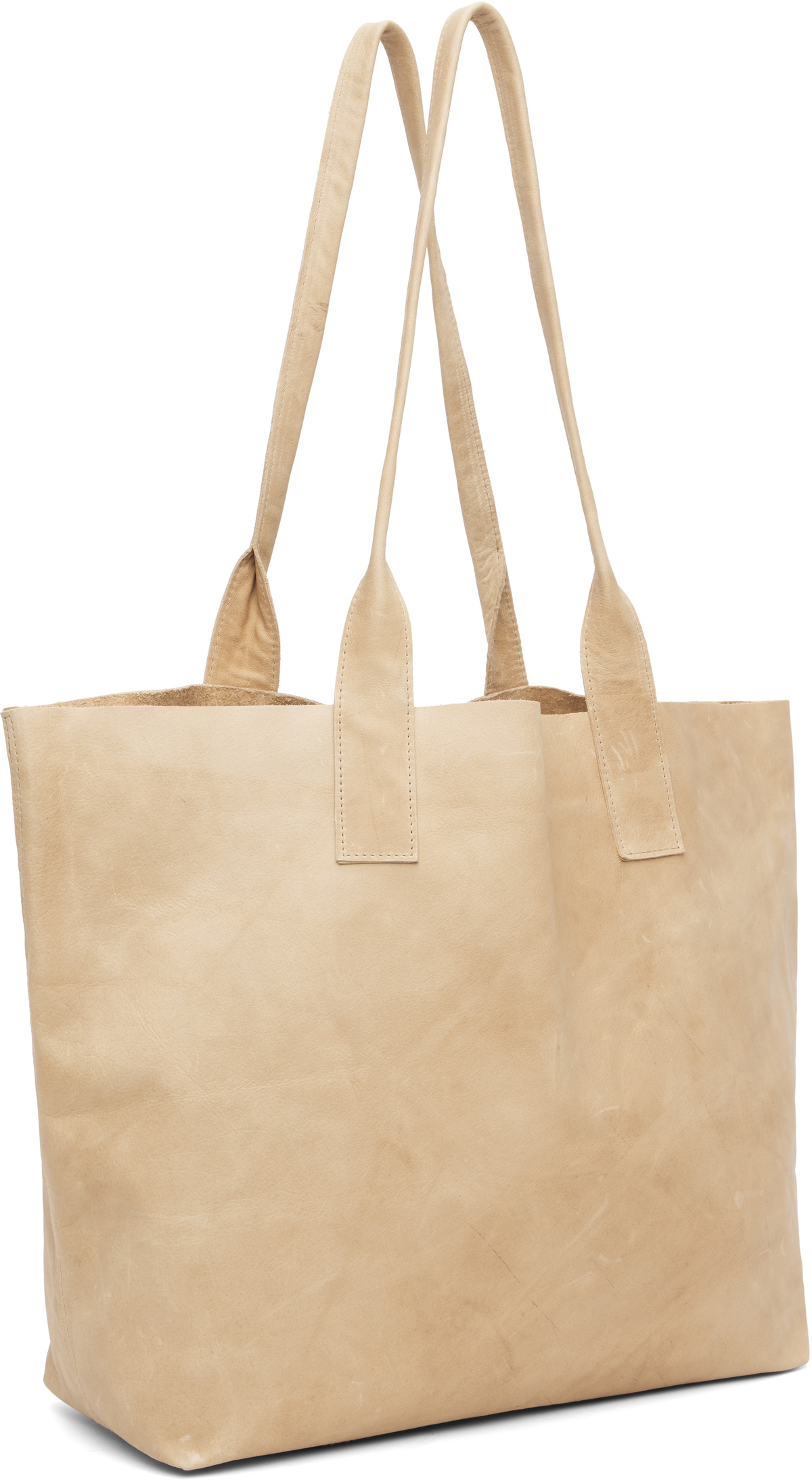 colbo Beige Leather Tote