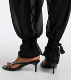 De La Vali Ines chiffon balloon pants
