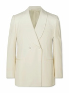 Kingsman - Double-Breasted Shawl-Collar Wool Tuxedo Jacket - Neutrals