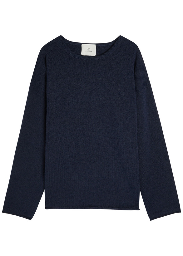 Photo: The Elder Statesman Nora Cotton Jumper Navy