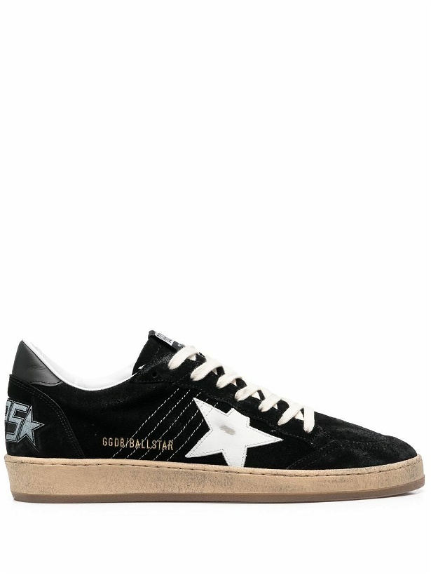Photo: GOLDEN GOOSE - Ball Star Leather Sneakers