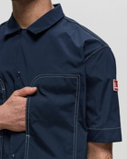 The New Originals Garage Shirt Blue - Mens - Shirts & Blouses/Shortsleeves