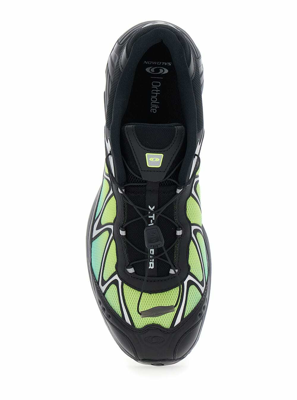 Salomon xt-whisper Black Sneakers With Printed Logo On The Side And Drawstring Closure In Fabric Unisex