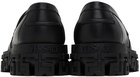 Versace Black Medusa Loafers