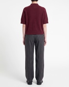 Manila Grace Womens Turtleneck in Garnet