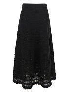 Liviana Conti Crochet Effect Cotton Skirt